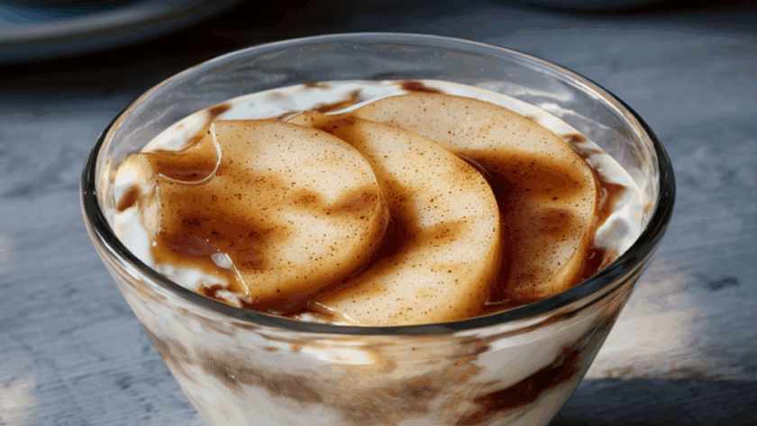 Marry Berry Caramelised Pear Brûlée