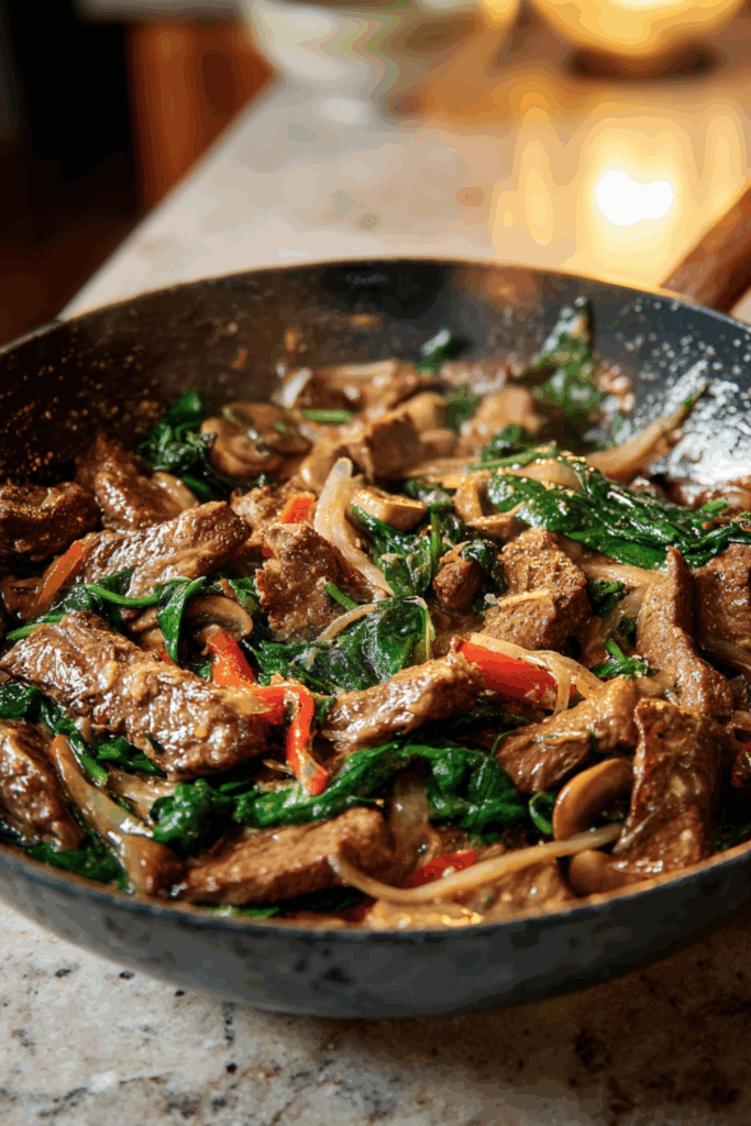Mary Berry Horseradish Beef and Red Pepper Stir-fry