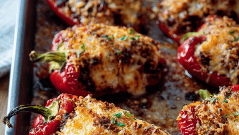 Marry Berry Lentil and Artichoke Romano Peppers