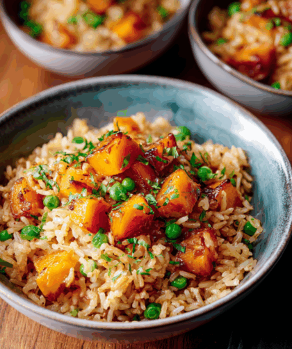 Marry Berry Brown Rice And Squash Stir-Fry