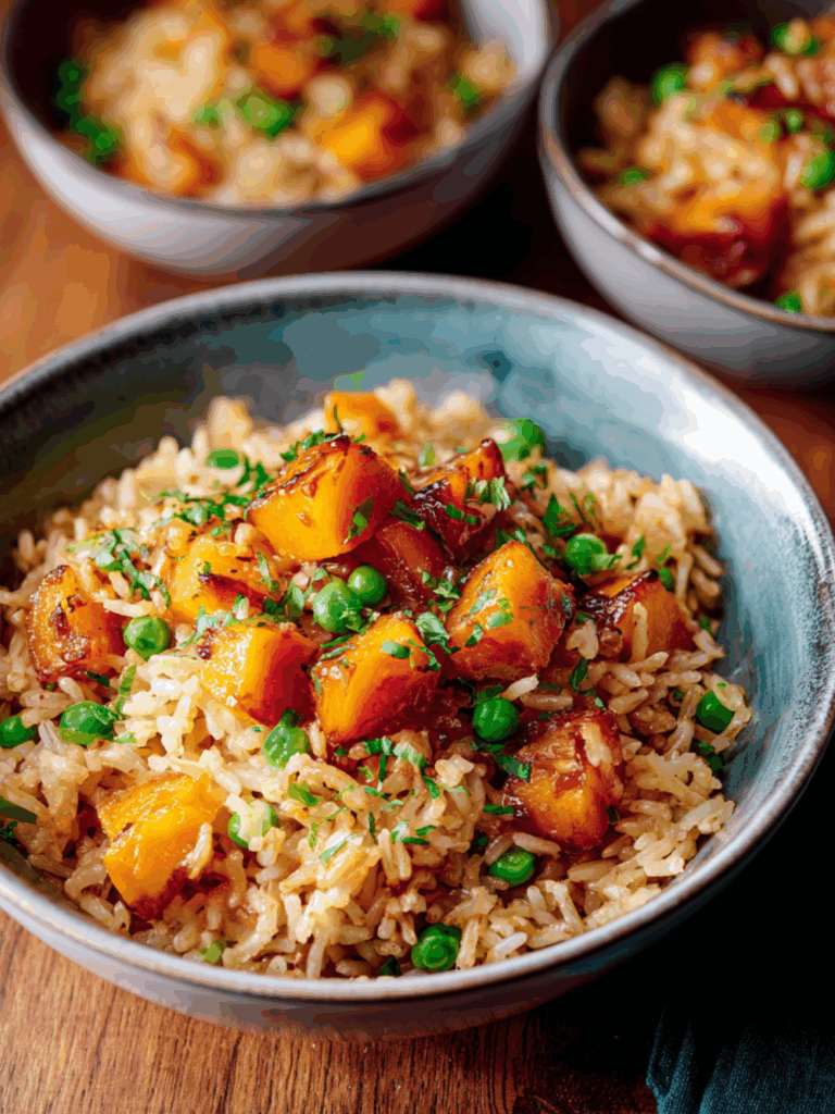 Marry Berry Brown Rice And Squash Stir-Fry