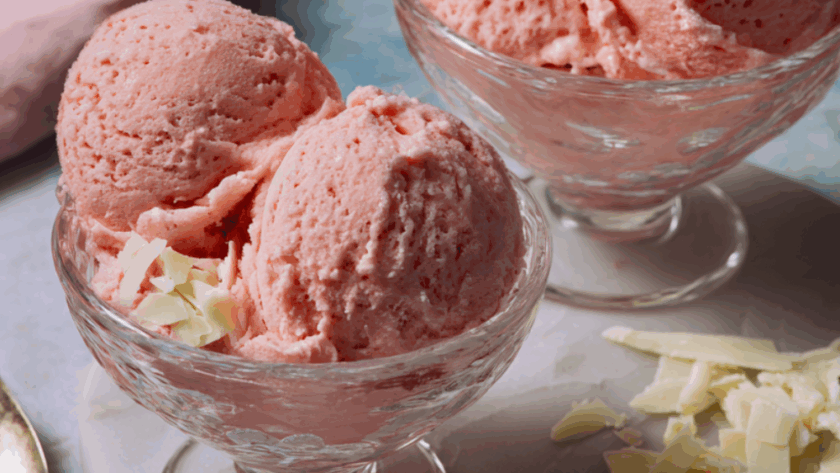 Marry Berry Glazed Strawberry Ice Cream