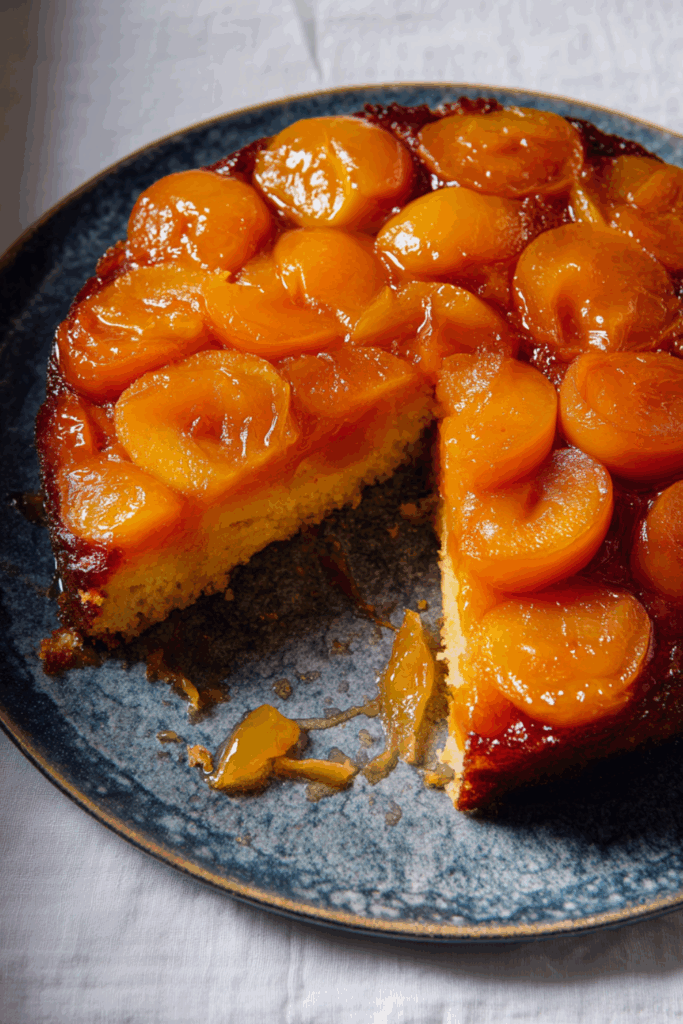 Marry Berry Upside-down Apricot and Cointreau Pudding