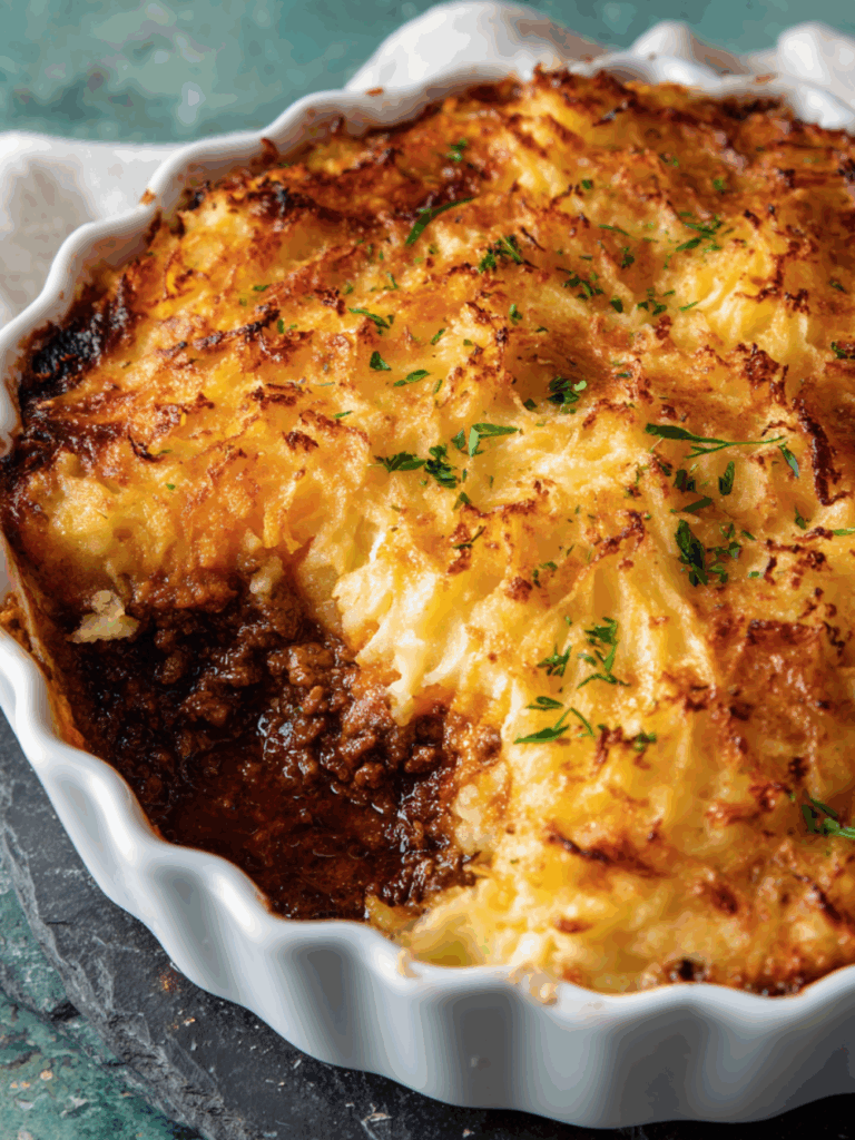 Mary Berry Cottage Pie with Grated Double Potato Topping