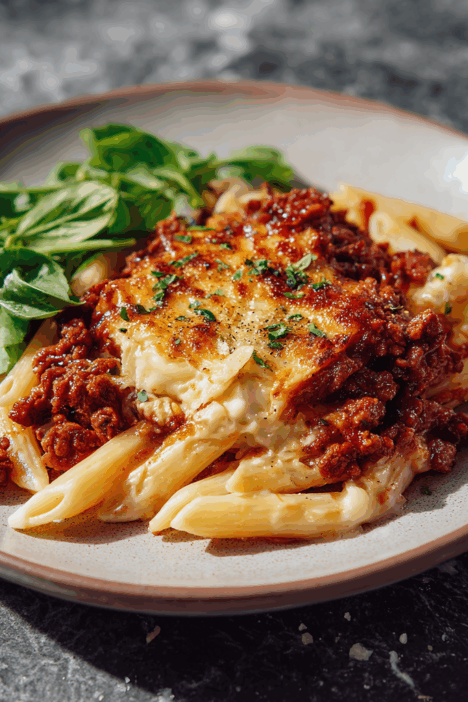 Mary Berry Penne Bolognaise Bake