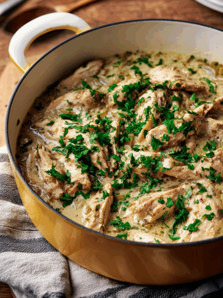 Marry Berry Garlic Chicken Fricassee