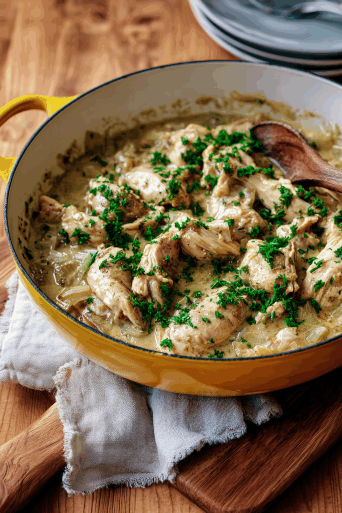 Marry Berry Garlic Chicken Fricassee